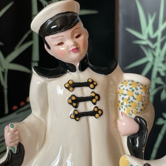 ♥️ Vintage Mid Century Florence Ceramics
California Figurine Couple 8"T 3"W - Picture 7 of 10